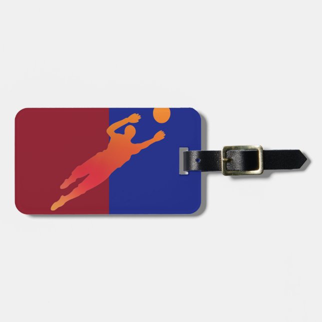 Tag der Fußballtasche Gepäckanhänger (Vorderseite horizontal)