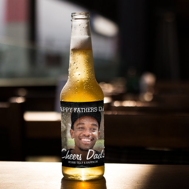 Tag der glücklichen Fotos personalisiert Bierflaschenetikett (Von Creator hochgeladen)