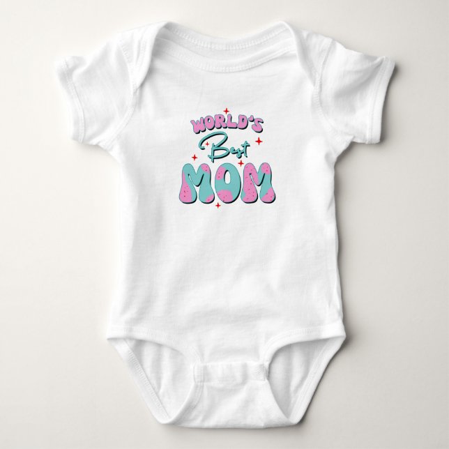 Tag der glücklichen Mütter Baby Strampler (Vorderseite)