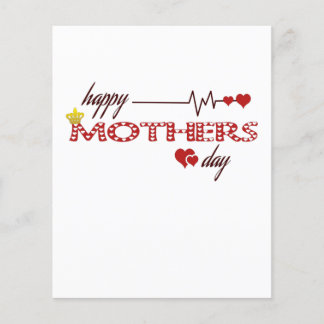 Tag der glücklichen Mütter Flyer