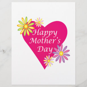 Tag der glücklichen Mütter Flyer