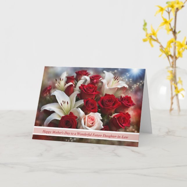 Tag der glücklichen Mütter im Jura Karte (Gelbe Blume)