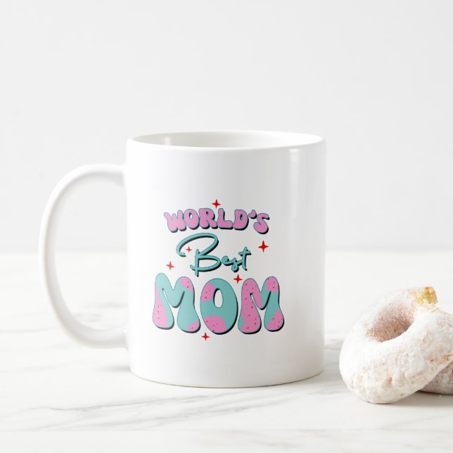 Tag der glücklichen Mütter Kaffeetasse (Mit Donut)