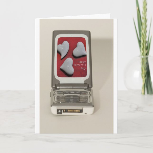 Tag der glücklichen Mütter Karte (Vorderseite)