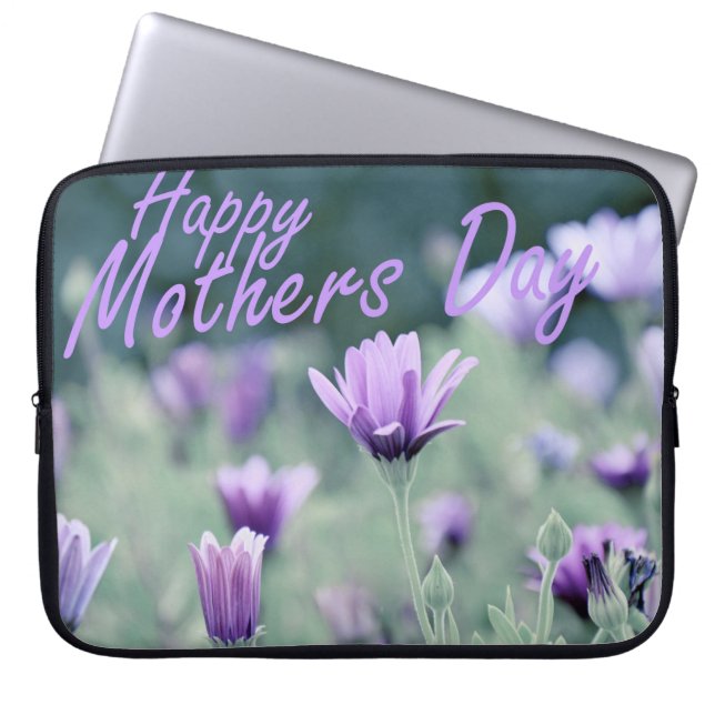 "Tag der glücklichen Mütter" Laptopschutzhülle (Vorderseite)