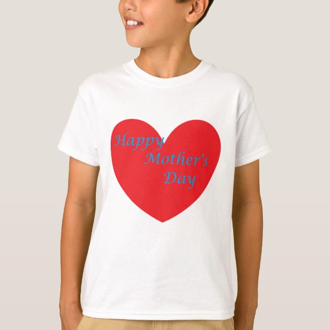 Tag der glücklichen Mütter T-Shirt (Vorderseite)