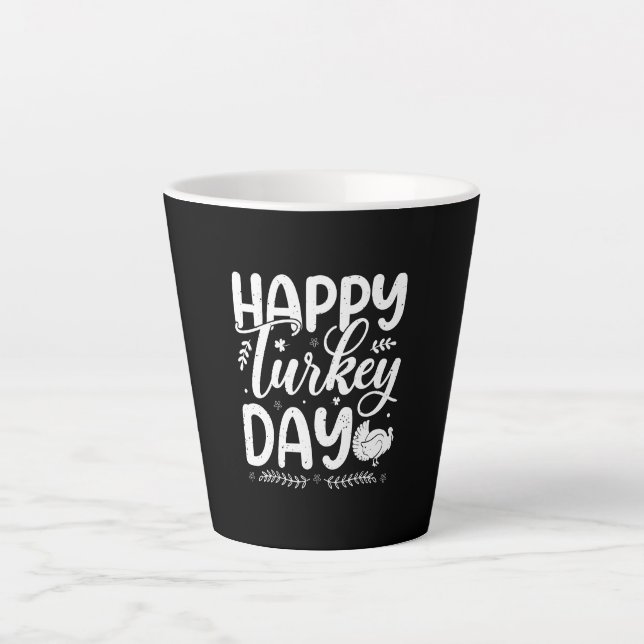 Tag der glücklichen Türkei Milchtasse (Vorderseite)