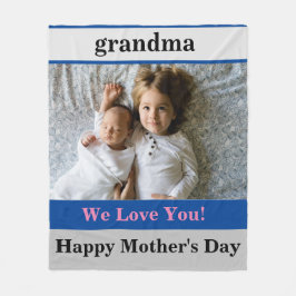 Tag der Großmütter Fleecedecke
