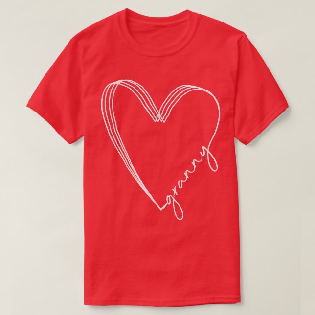 Tag der Großmutter-niedlichen T-Shirt (Design vorne)