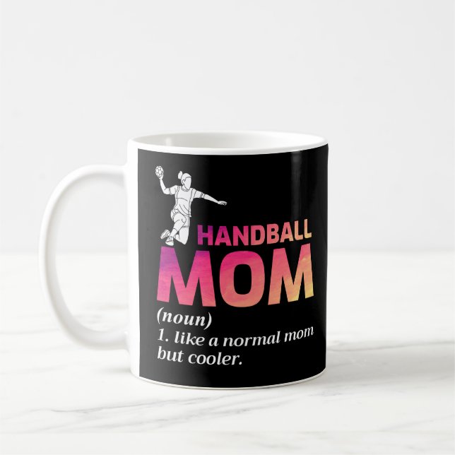Tag der Handball-Mama Kaffeetasse (Links)