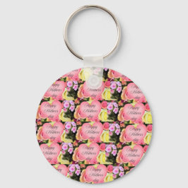 Tag der hübschen Blumenmütter Schlüsselanhänger