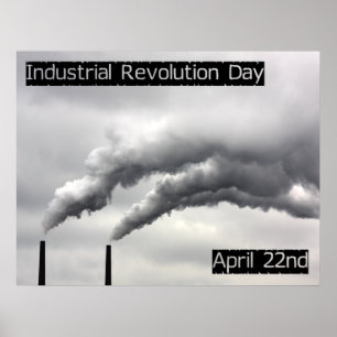 Tag der Industriellen Revolution Poster