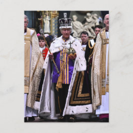 Tag der Krönung von König Charles III Postkarte