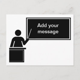 Tag der Lehrerbewertung Postkarte