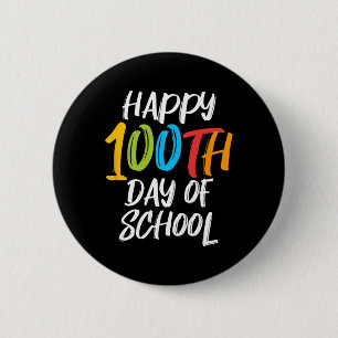 Tag der Lehrerin Jungen Mädchen Kinder glücklich 1 Button