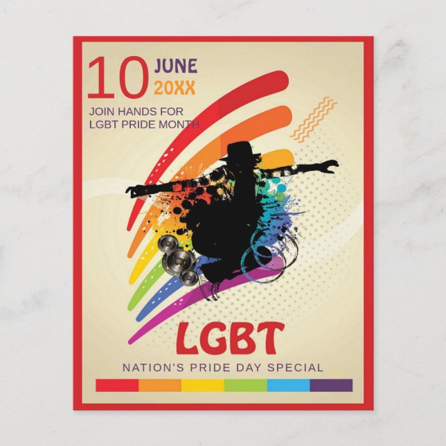 Tag der LGBT-Pride Flyer (Vorne)