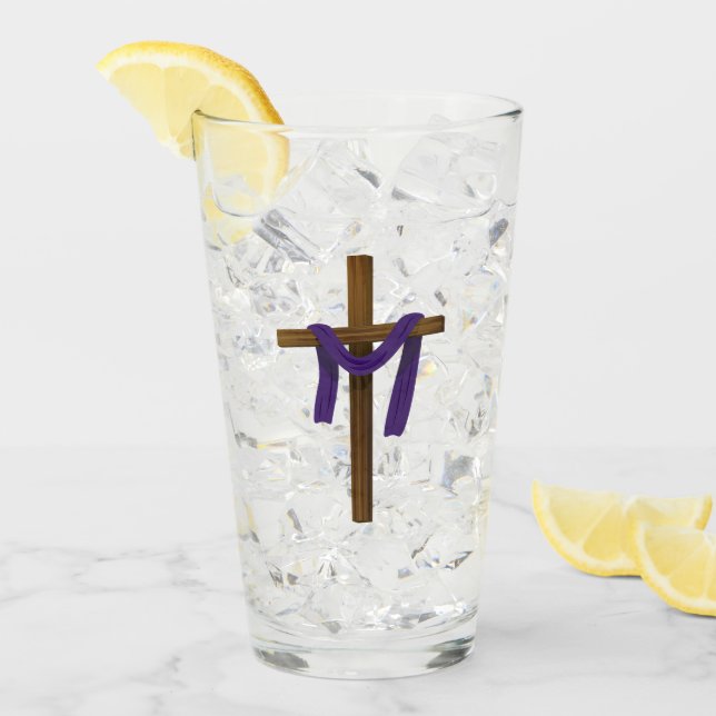 Tag der Lila Wiederauferstehung des Osters Glas (Vorderseite Ice)