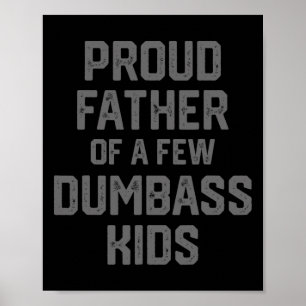 Tag der lustigen Väter für Vater Vater von Kindern Poster