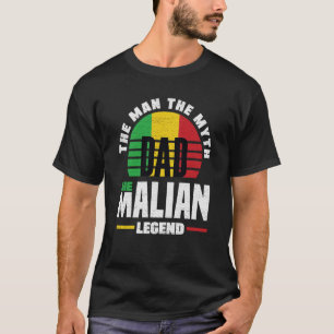 Tag der malischen malischen Flaggenfahnen T-Shirt