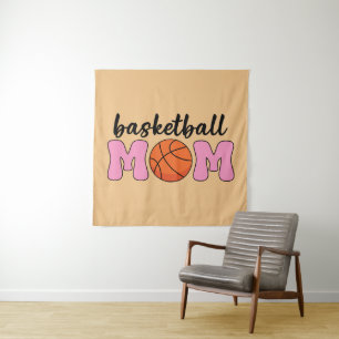 Tag der Mama Basketball Wandteppich
