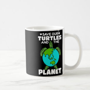 Tag der Meeresschildkröte Ich Rettete unsere Schil Kaffeetasse