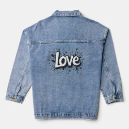 Tag der monochromen Liebe Jeansjacke