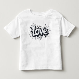 Tag der monochromen Liebe Kleinkind T-shirt