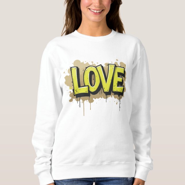 Tag der monochromen Liebe Sweatshirt (Vorderseite)