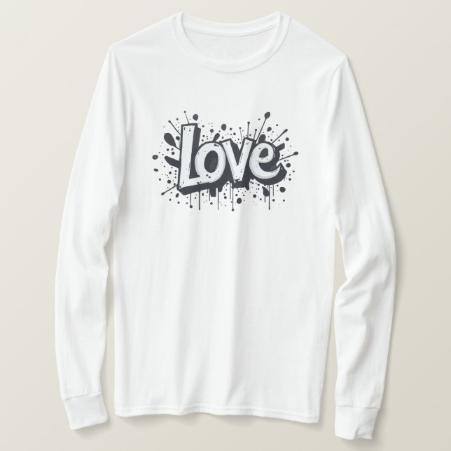 Tag der monochromen Liebe T-Shirt (Design vorne)