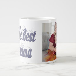 Tag der Mütter am grauen Foto Jumbo-Tasse