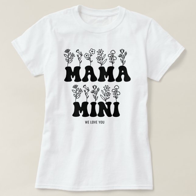 Tag der Mütter T-Shirt (Design vorne)