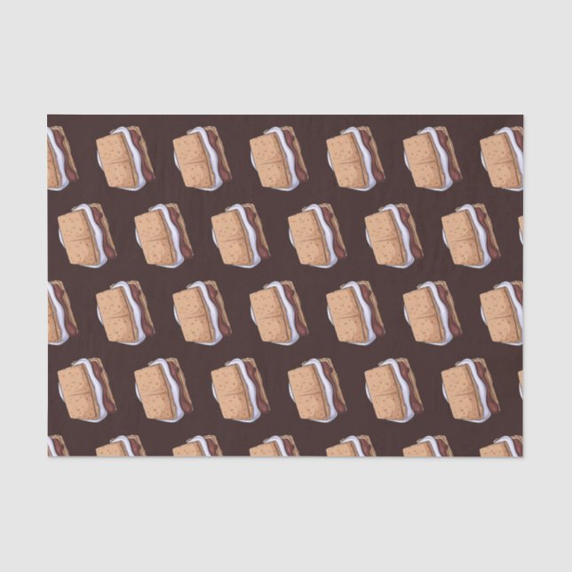 Tag der nationalen S'Mores Seidenpapier (Vorderseite)