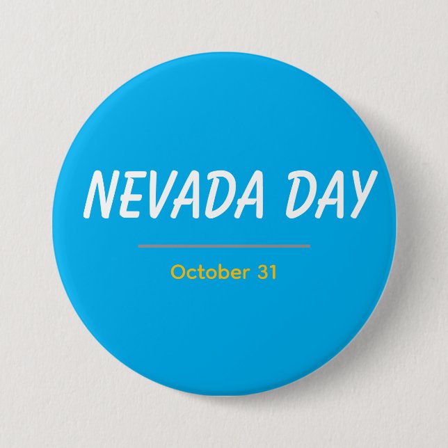 Tag der Nevada-Knöpfe Button (Vorderseite)