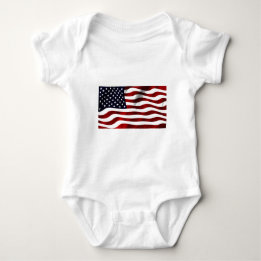 Tag der patriotischen Unabhängigkeit der amerikani Baby Strampler