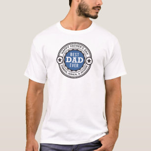 Tag der personalisierten besten Vater je Vatertag T-Shirt