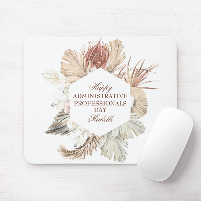 Tag der personalisierten Verwaltungspersonal Mousepad (Mit Mouse)
