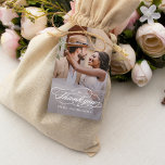 Tag der poetischen Script-Gastgeschenk Hochzeit Da Geschenkanhänger<br><div class="desc">Diese stilvollen Geschenketiketten tragen zu Ihren Geschenken bei! Besuchen Sie unsere Website unter www.berryberrysweet.com für weitere Auswahlmöglichkeiten.</div>