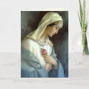 Tag der religiösen Mütter Selige Jungfrau Maria Ro Karte