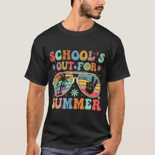 Tag der Schule Groovy School für Sommerunterricht T-Shirt