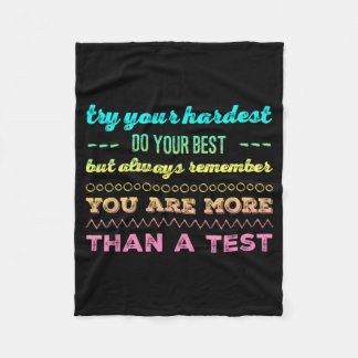 Tag der Schüler machen Ihre besten 2 Fleecedecke