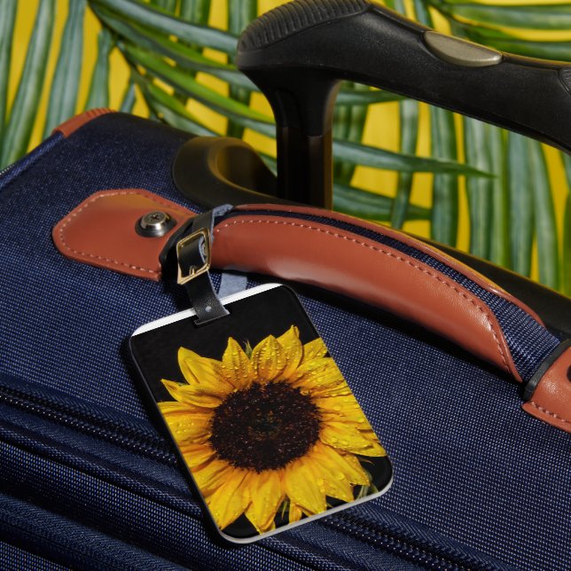 Tag der Sonnenblume Gepäckanhänger (Vorderseite Insitu 1)