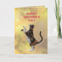 Tag der spielerischen Katze und Mutter