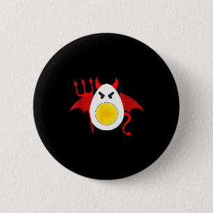 Tag der Teufelseier-Kostüm Lustiger Halloween-Lieb Button