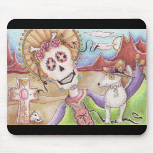 Tag der toten "Dämmerung mit Hund" Mousepad! Mousepad