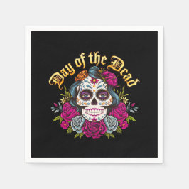 Tag der Toten: Feiern Sie Dia de Los Muertos Serviette