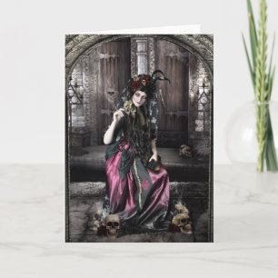 Tag der Toten Grußkarte Karte