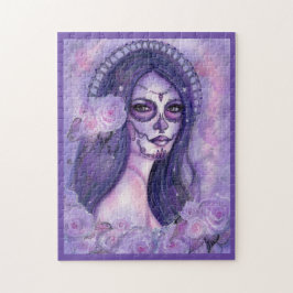 Tag der toten lila Rose und Schmetterlinge Renee