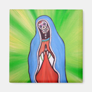 TAG DER TOTEN MAGNETEN DES ZUCKERVIRGEN GUADALUPE MAGNET