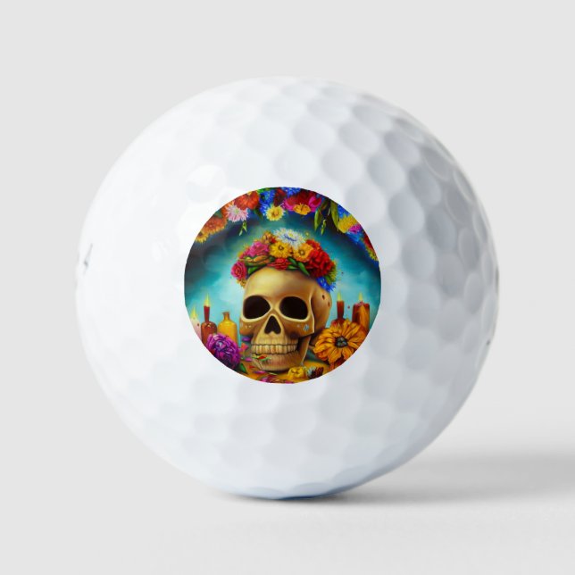 Tag der Toten Offrendas (6) Golfball (Vorderseite)