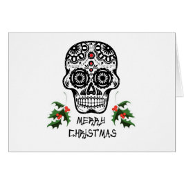 Tag der toten Schädel-Weihnachtskarten